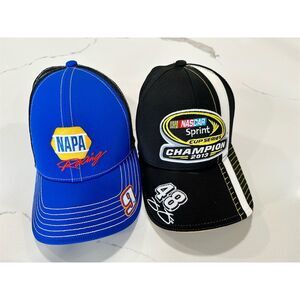 NASCAR Jimmie Johnson #48 & NAPA Racing Hats Blue Unisex Adult
